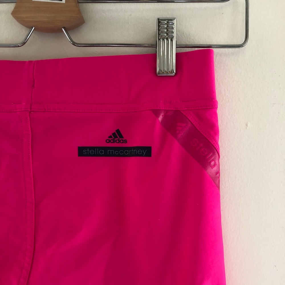 Stella McCartney x Adidas neon pink leggings